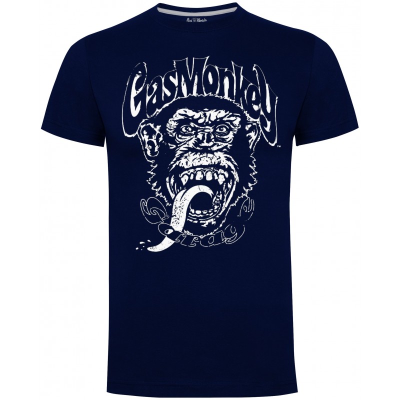 GAS MONKEY GARAGE - TRIKO GMG Distressed Monkey T-Shirt ...